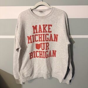 Make Michigan Our Bichigan Crewneck
